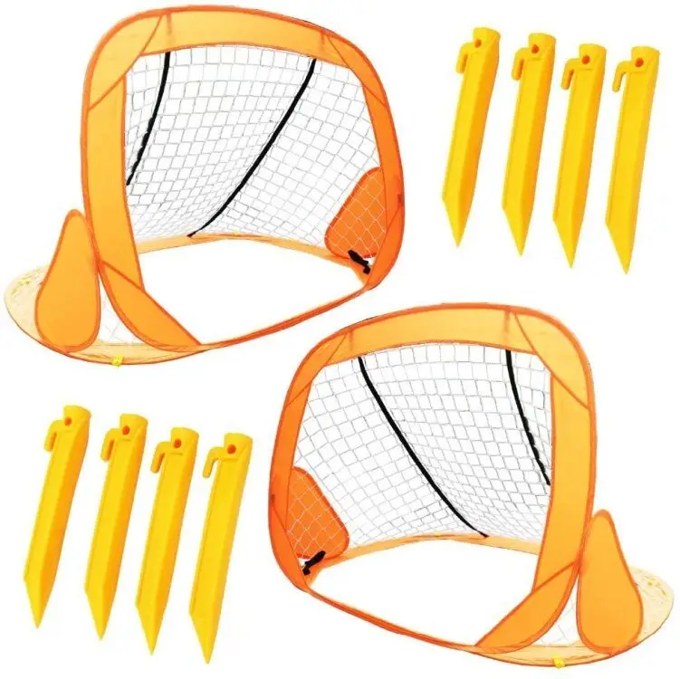 
Portable Pop Up Mini Soccer Net for Backyard Outdoor Sports Games and Soccer Training Equipment 