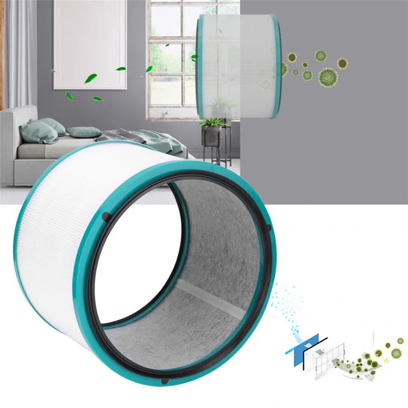 1PCS Fan Filter Element Cylindrical Air Purifier Filter Accessories Parts Composite HEPA For Dyson Filter HP00/HP03/DP01/DP03