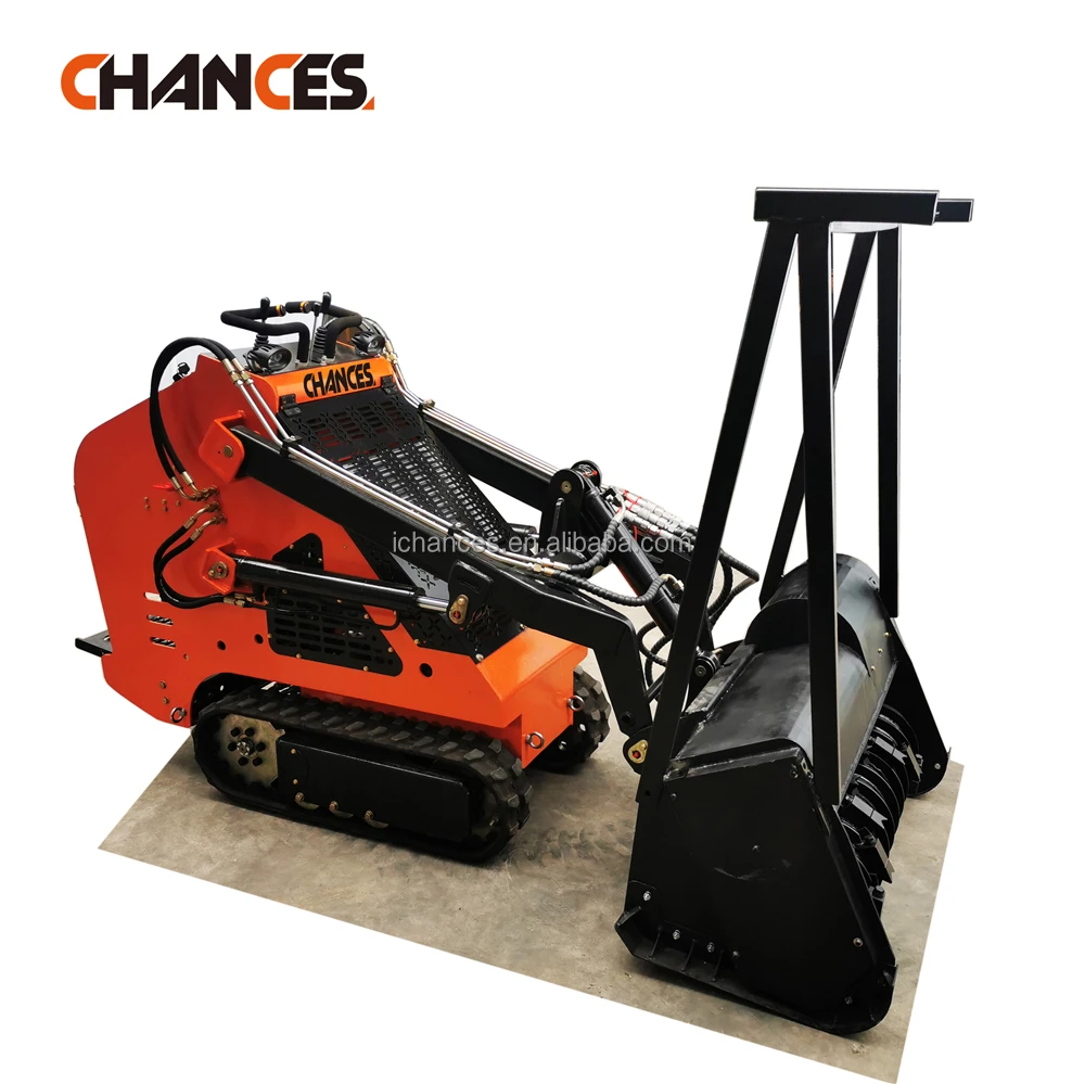 New Mini Skid Steer Attachment Forestry Mulcher Machinery Fits Most Brands Track Mini Loader with Core Engine Component for Sale