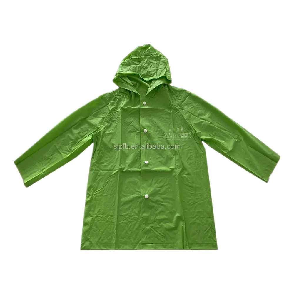 Hooded Cartoon Funny  Children Kids Rain Poncho/Raincoat