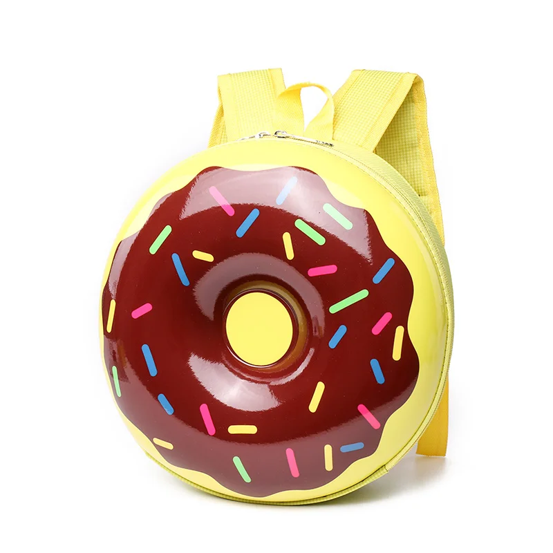 New design cute EVA cartoon eggshell kindergarten school bags Hard shell doughnut children schoolbag backpack for girls