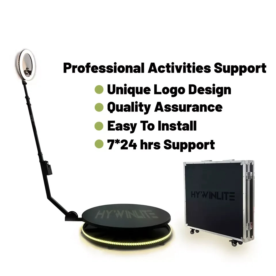 360 spinner video booth 360 background photobooth dslr camera 360 photo booth 100cm octagon