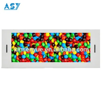 6.85 inch small shelf edge LCD wide stretched bar LCD monitor