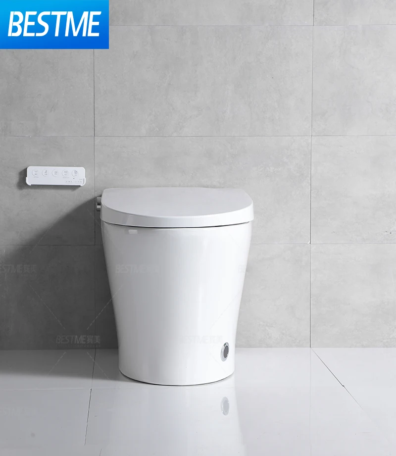 BESTME Bidet Smart Toilet Remote Elongated Automatic Floor Mounted Seat Intelligent Smart Toilet intelligent toilet