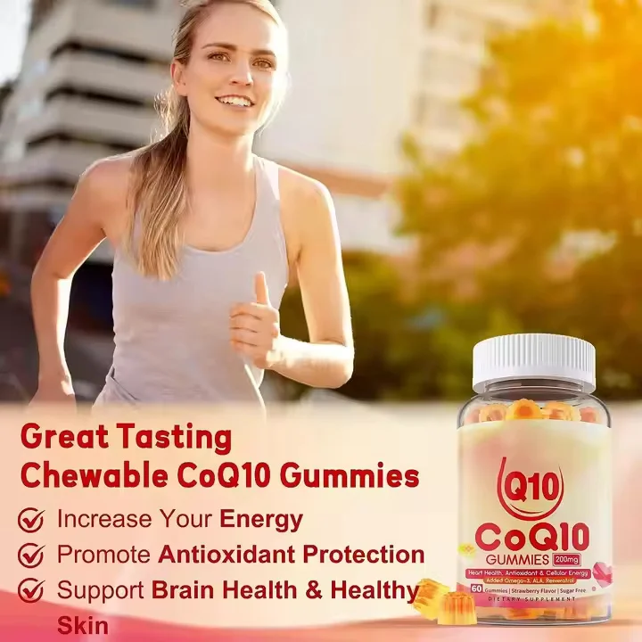 Coenzyme Q10, alpha-lipoic acid, Omega-3, resveratrol,and other six in one soft candy can strengthen the heart and blood vessels
