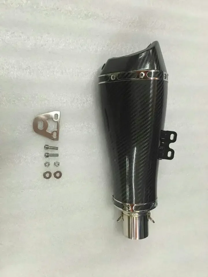 middle small hexagonal shape universal muffler silencer for the scooter motorcycle