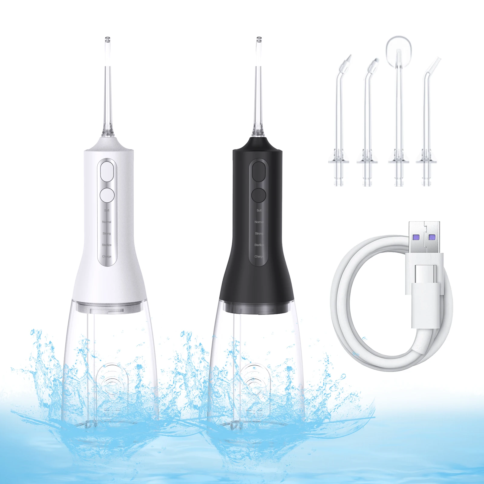 Sarmocare OEM Floss Dental Flosser Oral Irrigator for Teeth cleaning ipx7 Cordless Jet portable Water Flosser water flosser