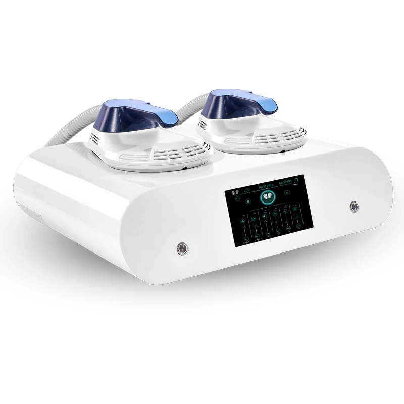 The Newest 13 Tesla Home Use 2 Handle Portable Mini EMS Slim RF EMS Muscle Stimulator Body Sculpting Machine