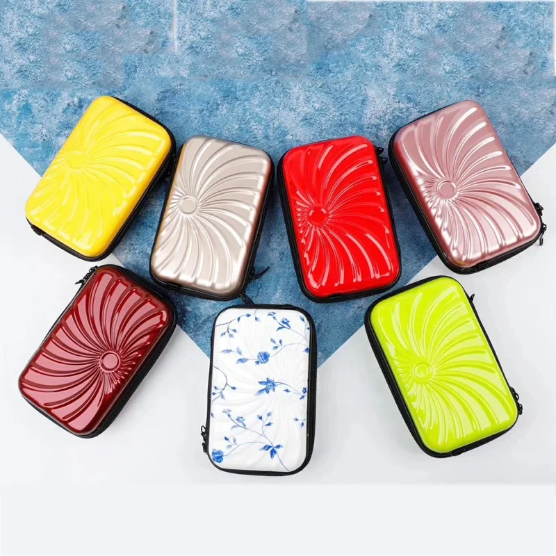 
Waterproof Multi pattern hard shell ABS PC makeup cosmetic bag case travel toiletry bag with shoulder straps 