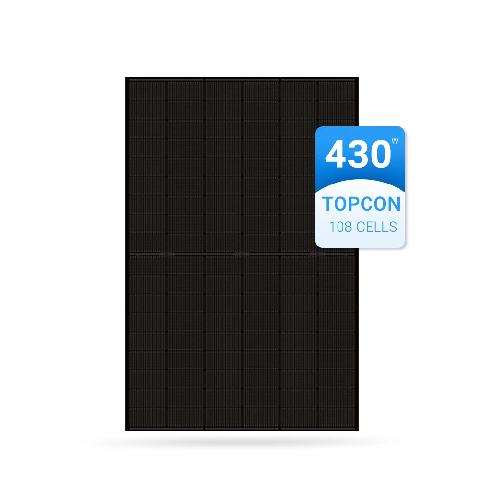 Lovsun full black solar panel 410w factory 450w 420w 430w all black solar panel roof top for residential house eu stock