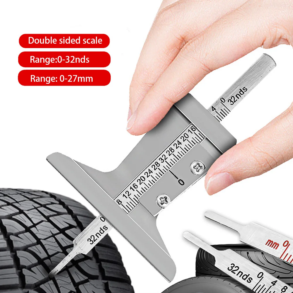TT-01 Stainless Steel Tyre Thread Depth Tire gauge
