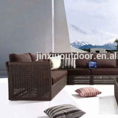 Outdoor deck sofa furniture PE made
