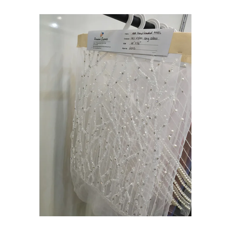 Premium Quality Latest Design Hand Embroidered Laces for Fashionable Clothes Making with Cheap Price