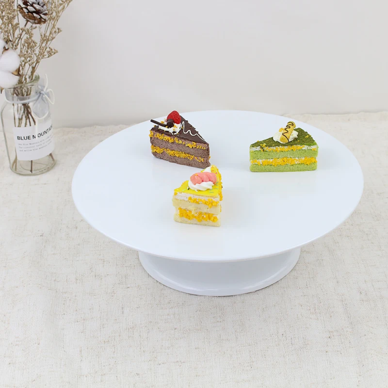 Cake Plate Rotating Round Cake Decorating Tools Rotary Table Pastry Supplies Baking Accessories