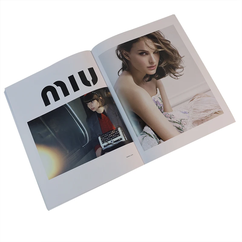 Custom Catalogue Book Printing Product Fashion Propaganda Magazine Printing Advertise Brochure Printing