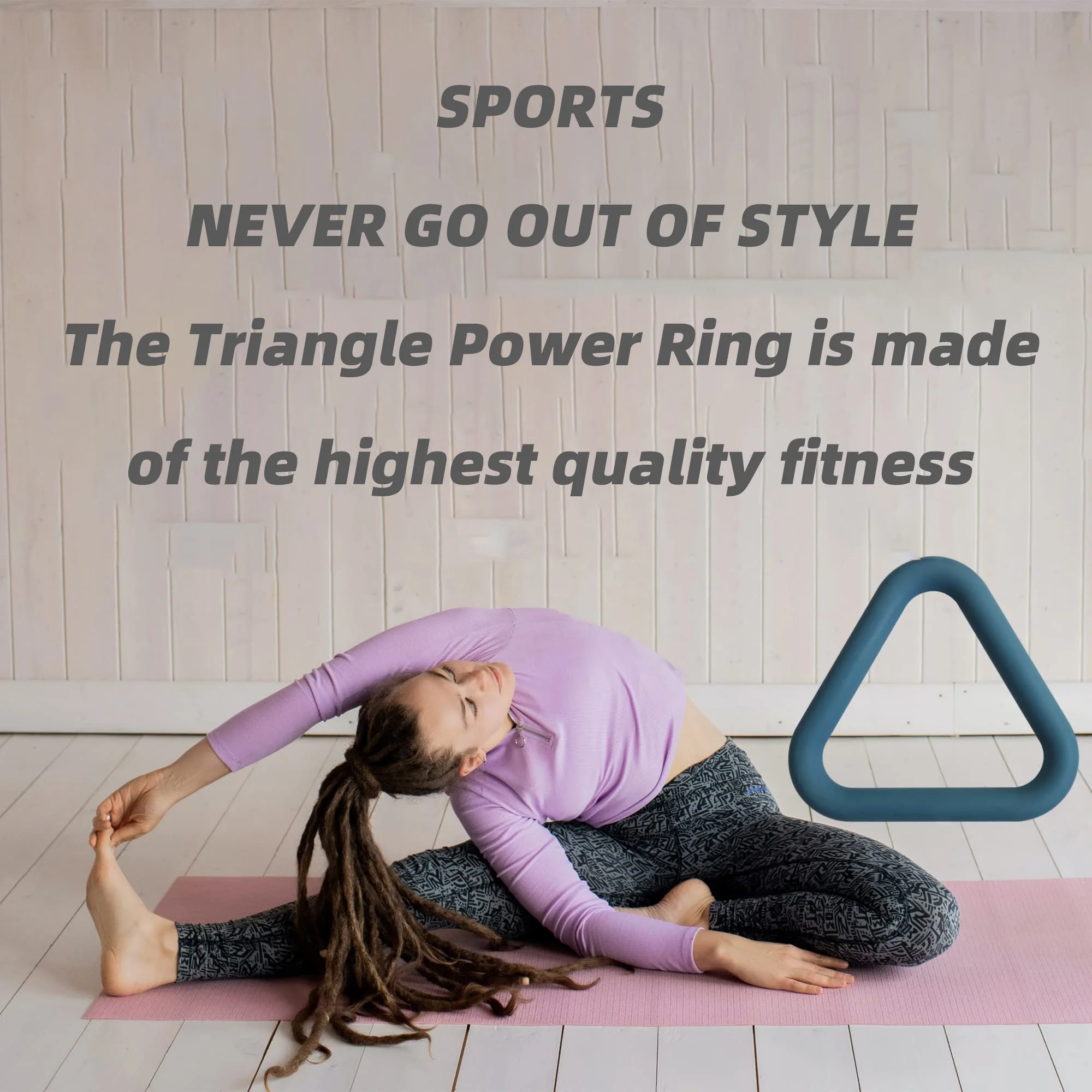 Custom Logo Multicolor 7lbs Non-Slip Waterproof Strength Training Silicone Power Ring Triangle Dumbbells Fitness Yoga Pilates