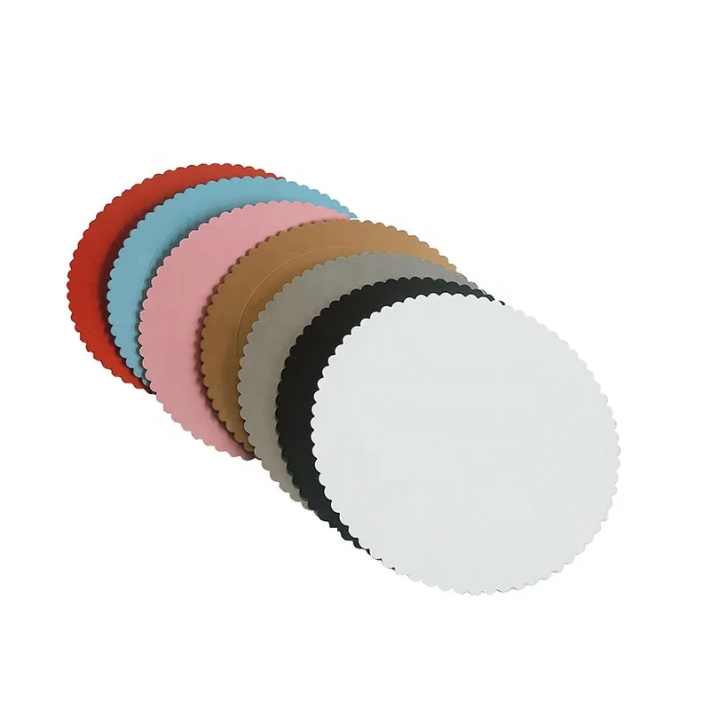 Gold silver cake board round,Mini cake paper board thick chipboard