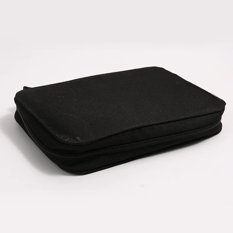 JC 131 Pcs Black Sewing Tool Accessories Needlework Set Portable Travel Needle And Thread Kit Bag