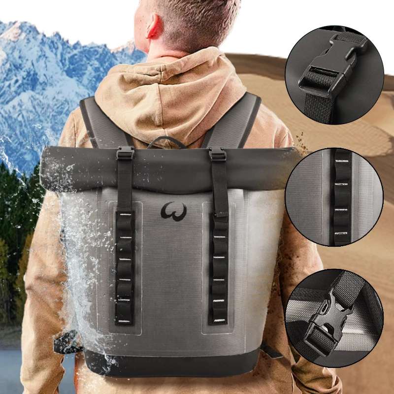 Enxin 2024 уличный розничный продавец, летние сумки-охладители, вместимость, сумки-охладители CBS20, магнитное отверстие, изоляция для 48 часов, 15 л, 20 л