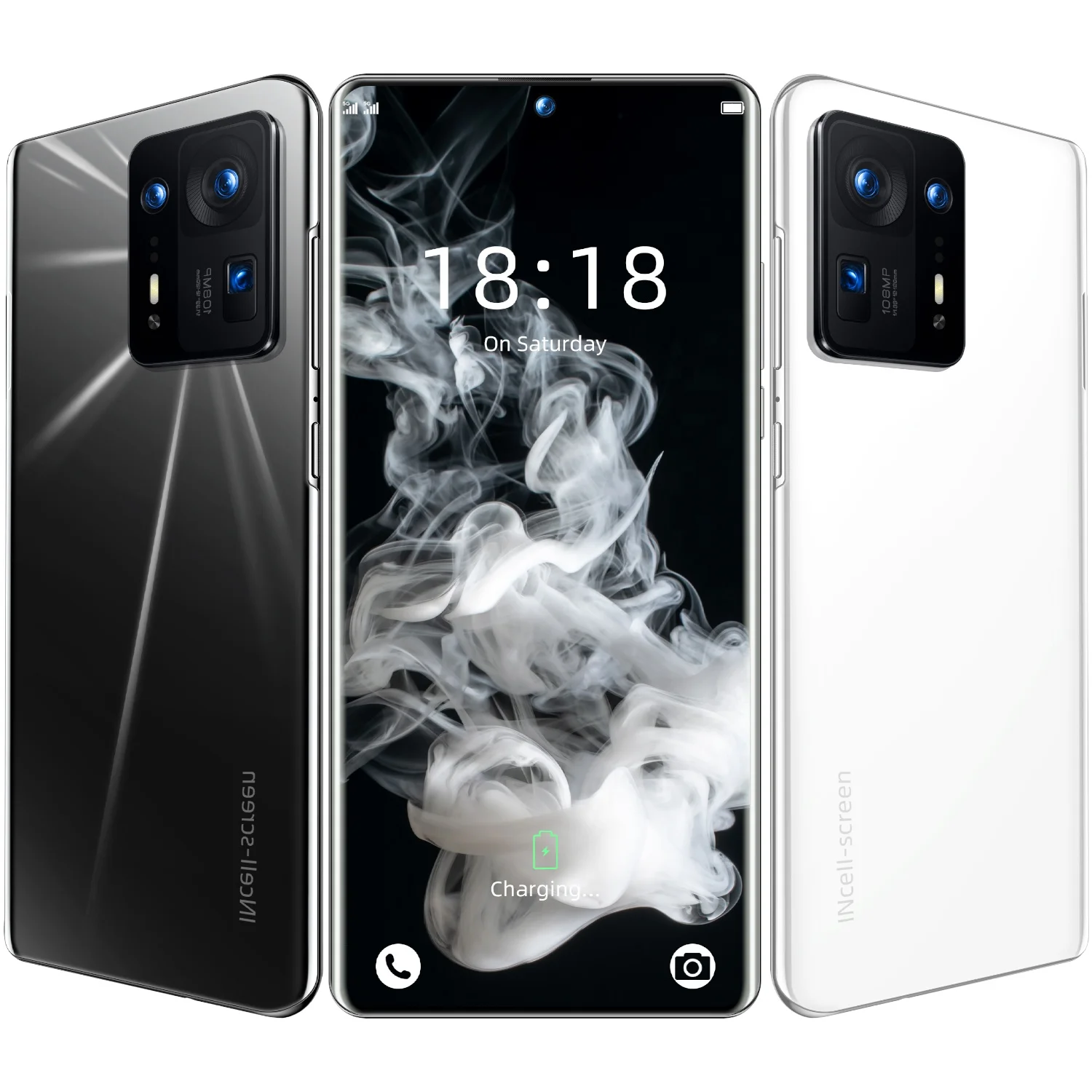 High Quality Mix4 7300mAh Smartphone 16GB+1TB Mobile Phones Face ID Unlock 7.3inch Screen Dual SIM Android Game Smart Phone