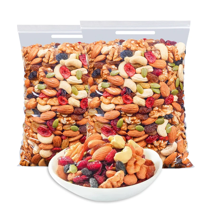 2024 new arrival chinese nuts 8 kinds of mixed nuts and fruits 500g Wholesale Bulk Snacks