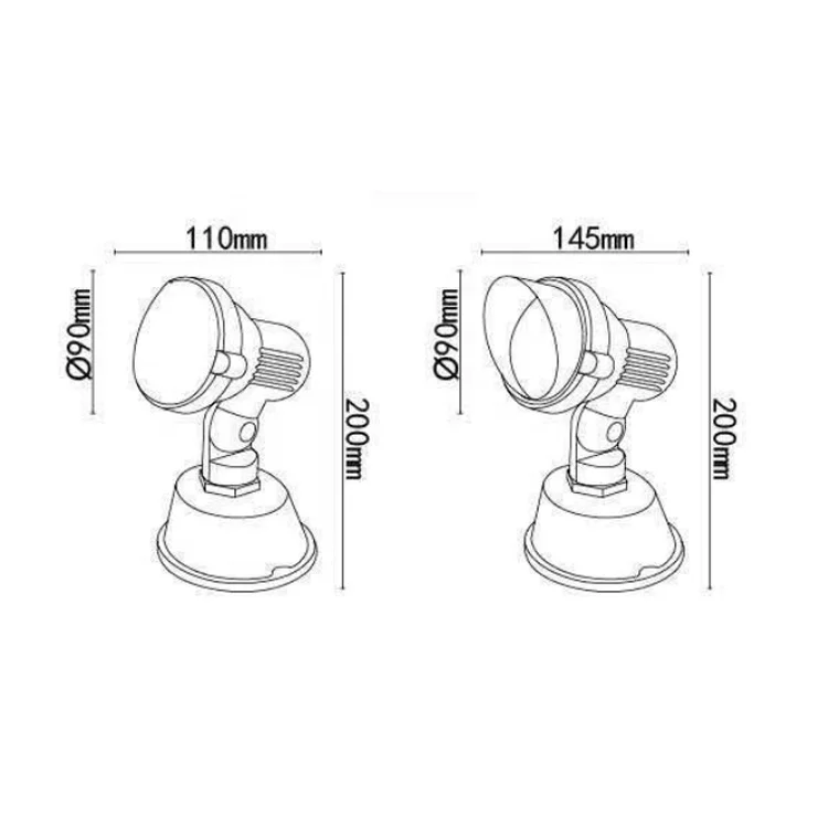 cheap light GU10 garden light MR16 lawn lamp spike light