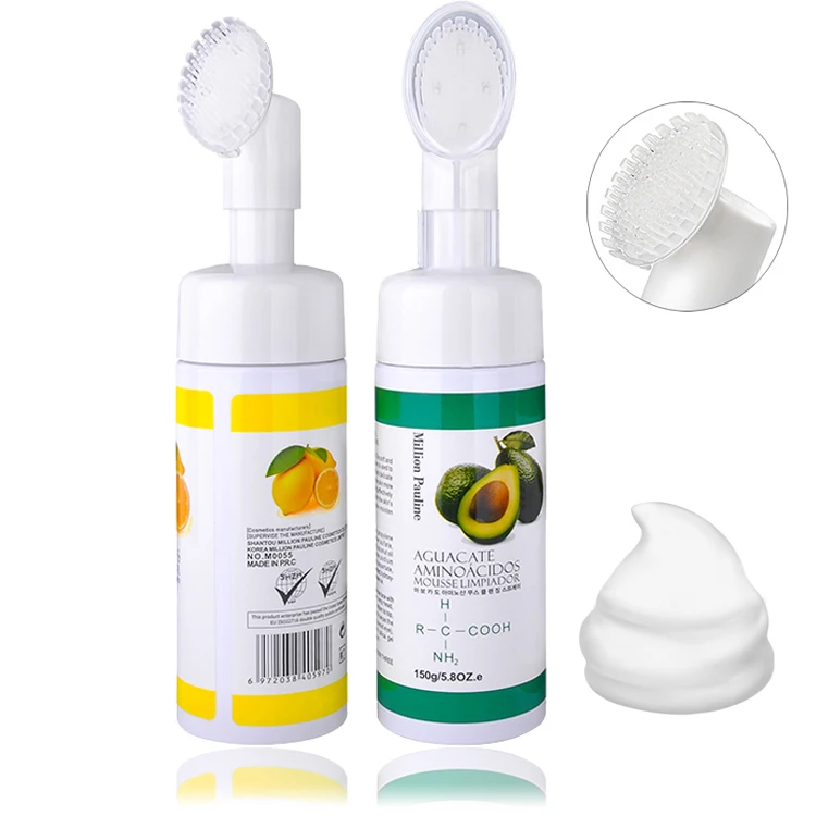 Facial Cleanser Natural Herbal Cleansing Mousse Oil Control Moisturizing Brighten Skin Face Cleanser