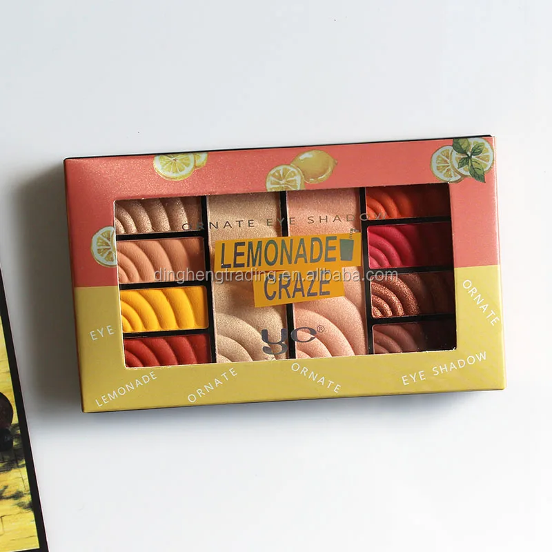 Customize 10 Color Private Label Matte and Shimmer Makeup Eyeshadow Pallet Manufacturers