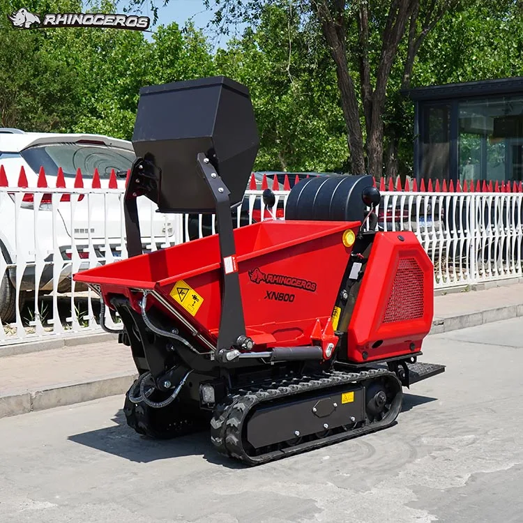 Rhinoceros XN800 CE Mini Ce Hydraulic All Terrain Track Mini Truck Dumper Mini Bagger Digger New Used