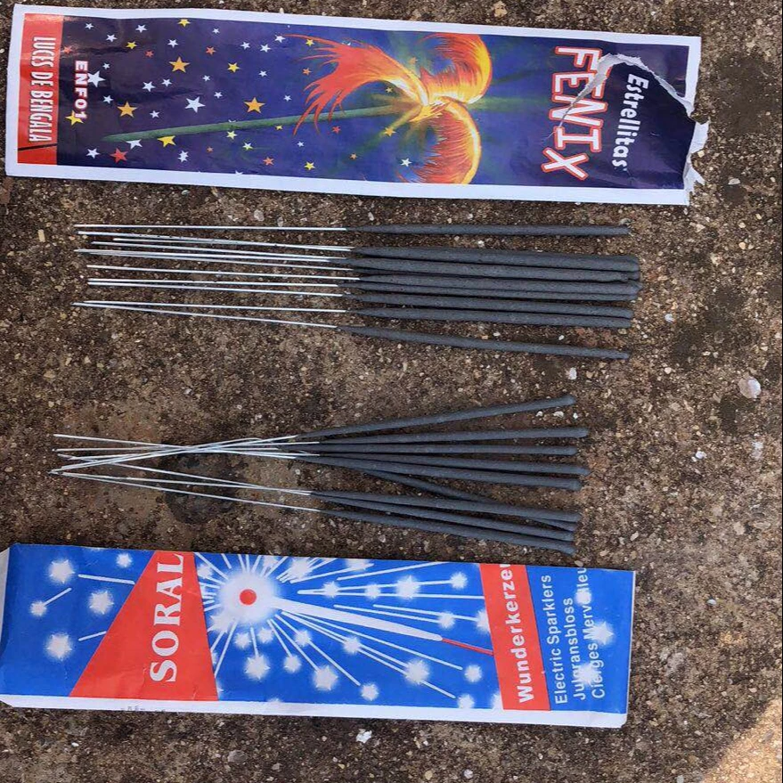 sparks sparkling candles fireworks