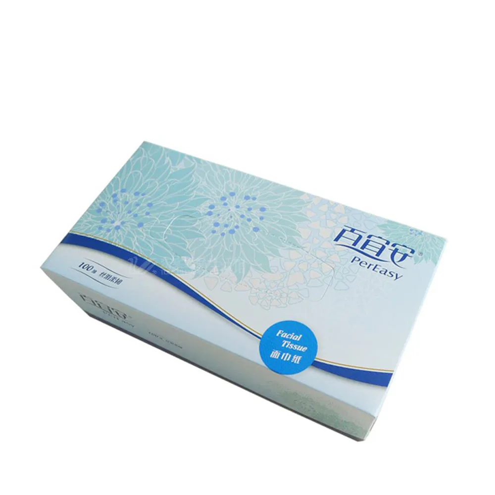 Экологичная бамбуковая целлюлоза, бумажная коробка из древесной массы, лицевая ткань