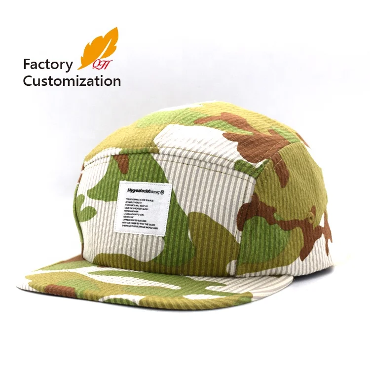 Camouflage rebound baseball cap Amazon hot sale camouflage SNAPBACK cap custom designer new baseball flat hat