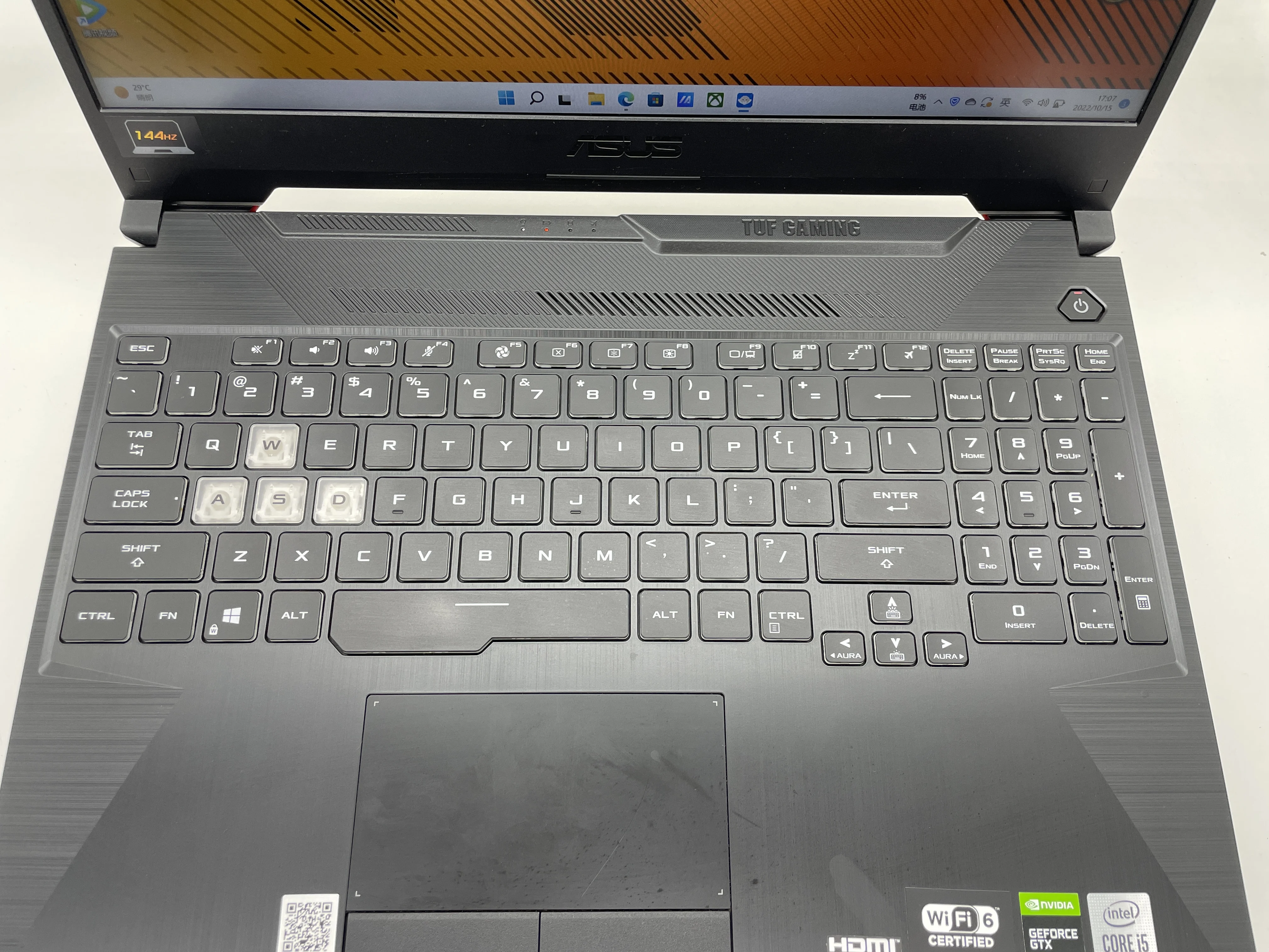 2022 FOR Asus (ROG) Tuf Gaming Laptop FX506LH Gaming Intel I5-10300h 8gb 512gb GTX 1650 15.6 Inch Fhd 144hz