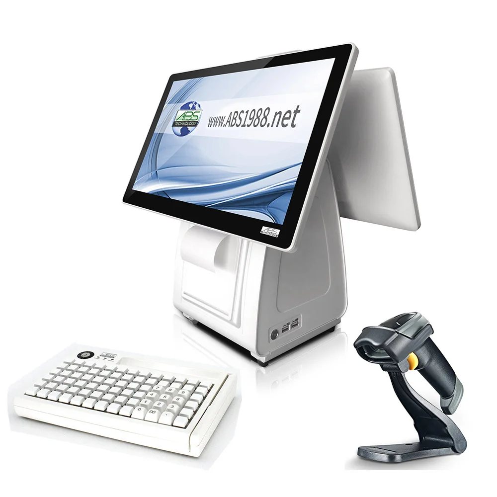 Wholesale custom made 15.6 Inch pos machine touch screen pos system  for Famous brand monopoly cash register system.