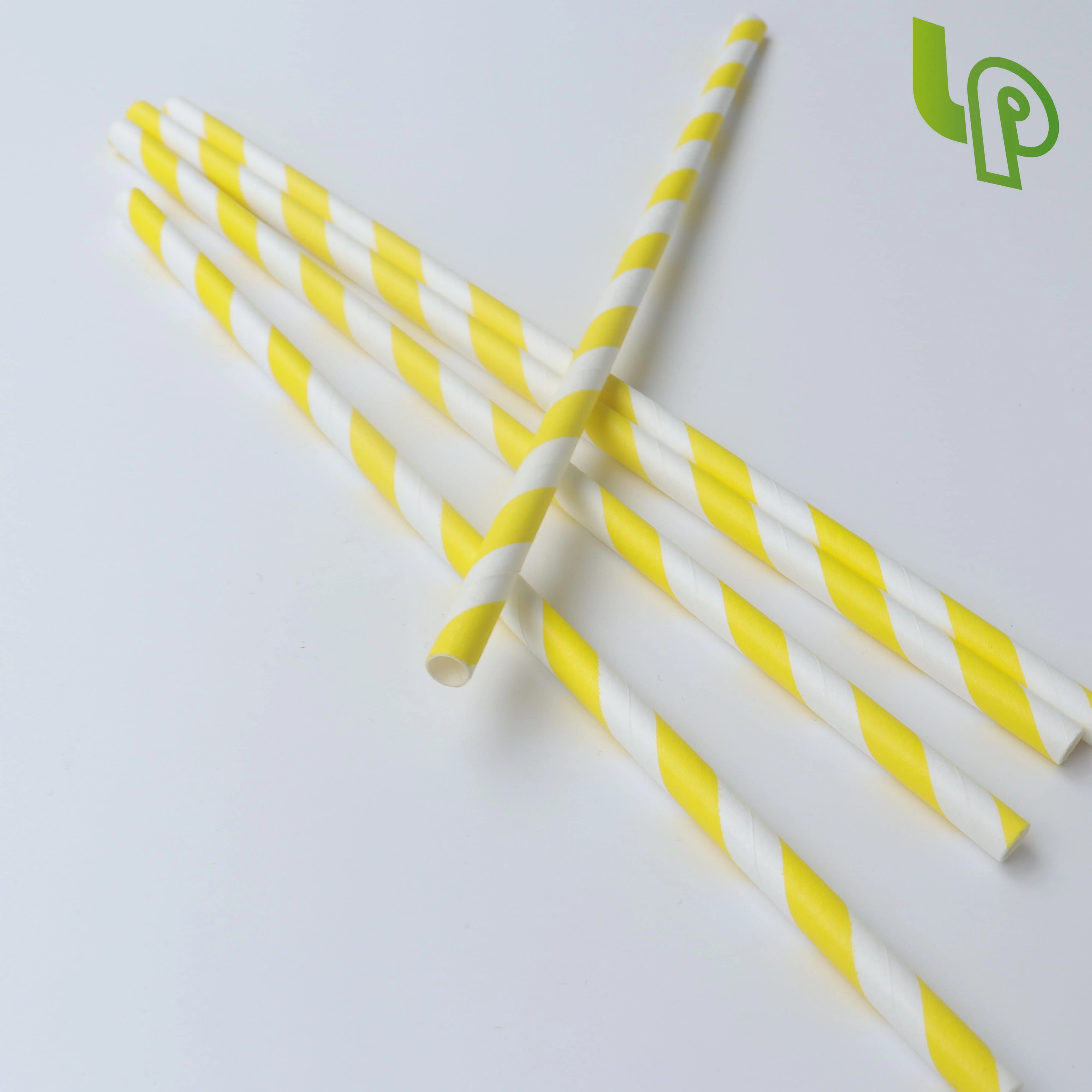 Environmentally Friendly Disposable Paper Straw Factory Straight Hair Food Grade Safety Milk Coffee Dinnerware Tableware