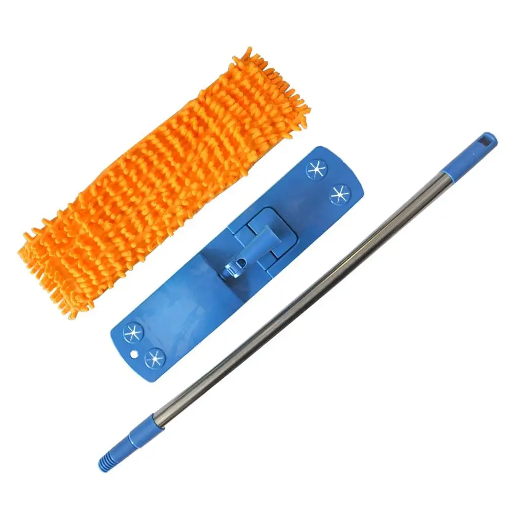 Factory Directly Provides Professional Manufacturing Microfiber Flat Classic Head Mop with Telescopic Handle