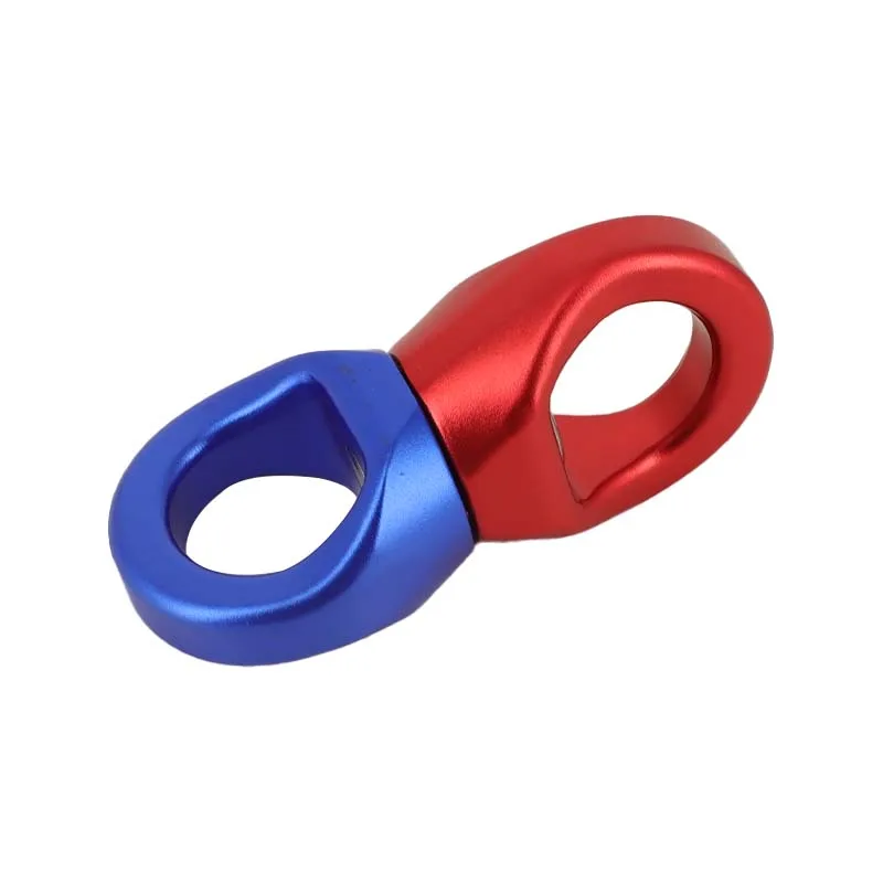 7075 Aluminum 35kn 360 Degree Carabiner Climbing Swing Swivel  Aviation Aluminum Alloy Swivel Safety Carabiner For Yoga/Hammock