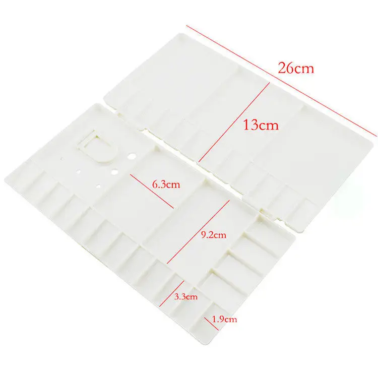 Art supplies Flip Folding Drawing Tools Palette 33 wells watercolor palette for oil drawing