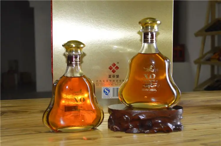  Китай низкая стоимость стеклянная бутылка для дома вина рыцарь храбрости бренди