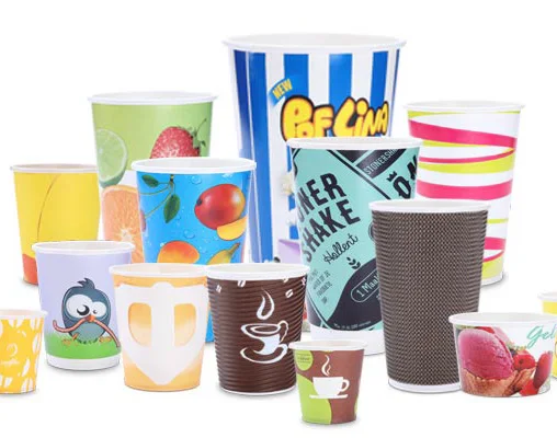 40-50pcs/min single wall print logo paper cup manufacturing machine paper product making machinery tea cup