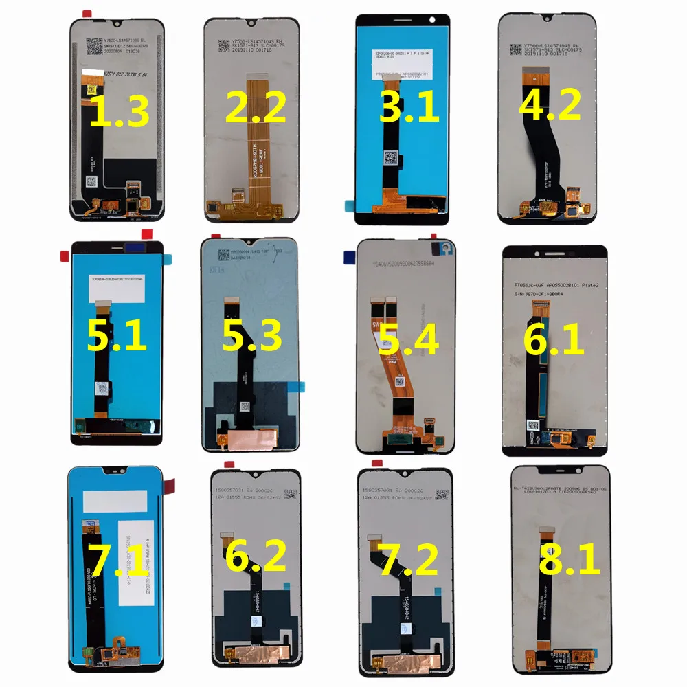 
Wholesale Price LCD Display Touch Panel Digitizer Assembly LCD Screen Replacement For Nokia 1.3 2.1 2.3 2.2 3.2 4.2 2.4 5.4 8.3 