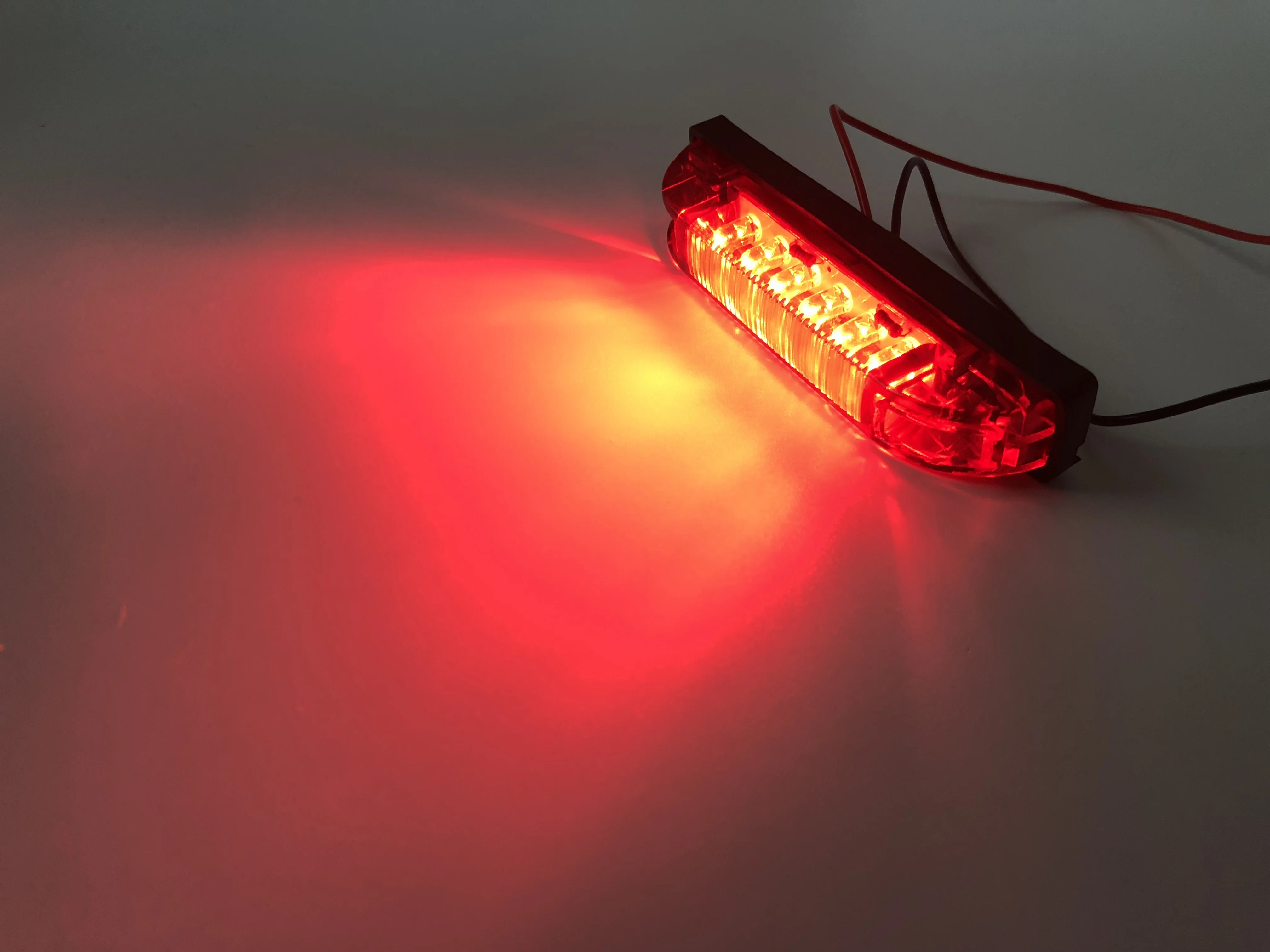 4 дюйма 6Led тонкая Светодиодная лампа прицепа 12V 24V led габаритные