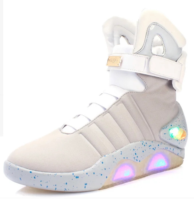 NK aj 11 men high top  basketball shoes ,big size LED lighting sport  boots ,fashion  outdoor army boots leather men boots