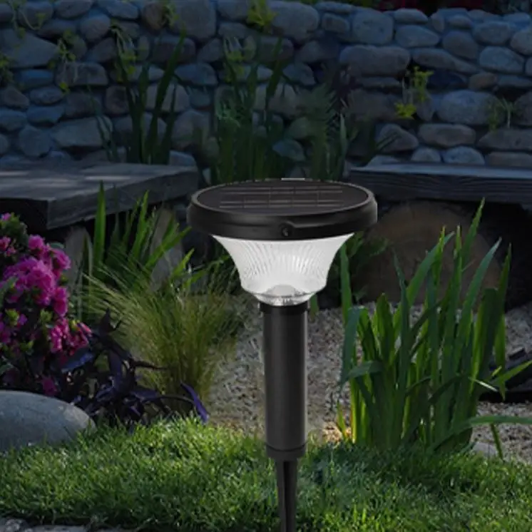 Outside Modern Luxury Home Decoration Garden Lights Black Metal Lawn Lamp