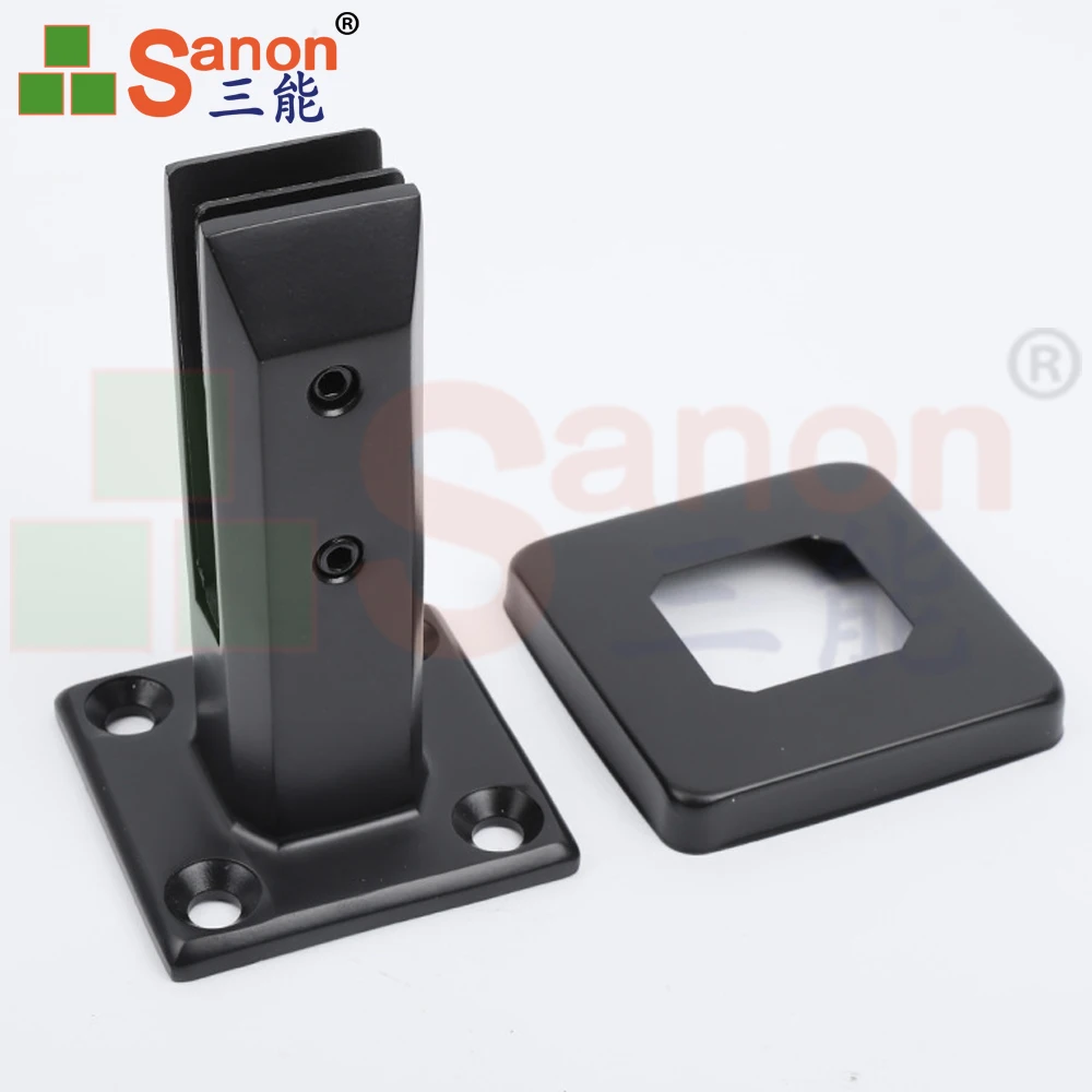 SANON INOX Casting Factory Stainless Steel 304 Glass Fittings Pool Fence Clamp Spigot