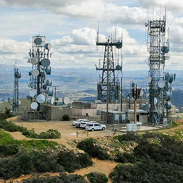 45m High GSM Antenna and 5G Station Angle Steel Tower for Telecommunication Facilities