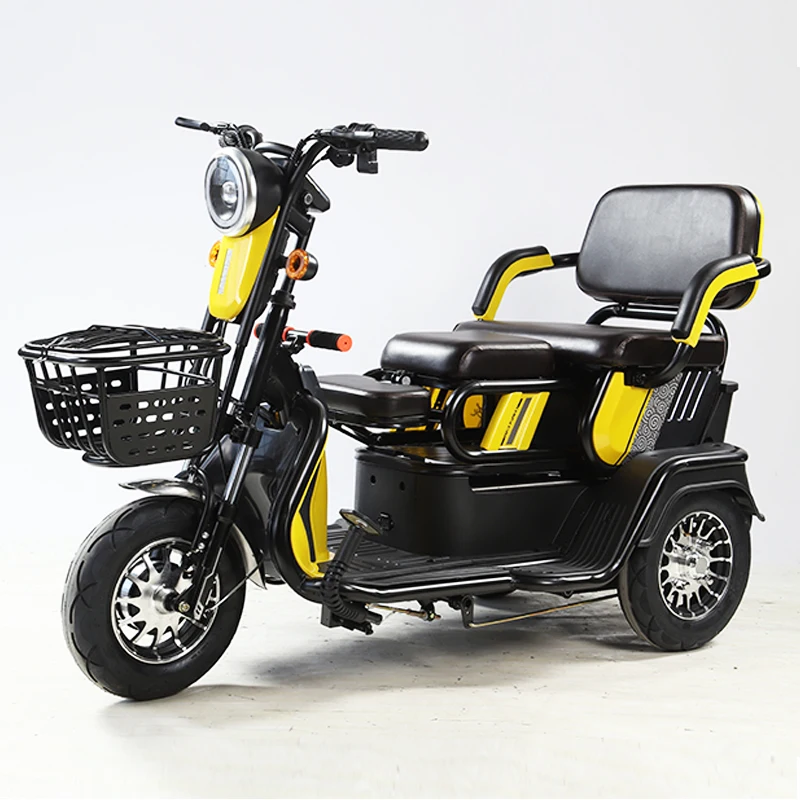 CE approved hot sale 2 seat electric tricycle for elderly mobility scooter