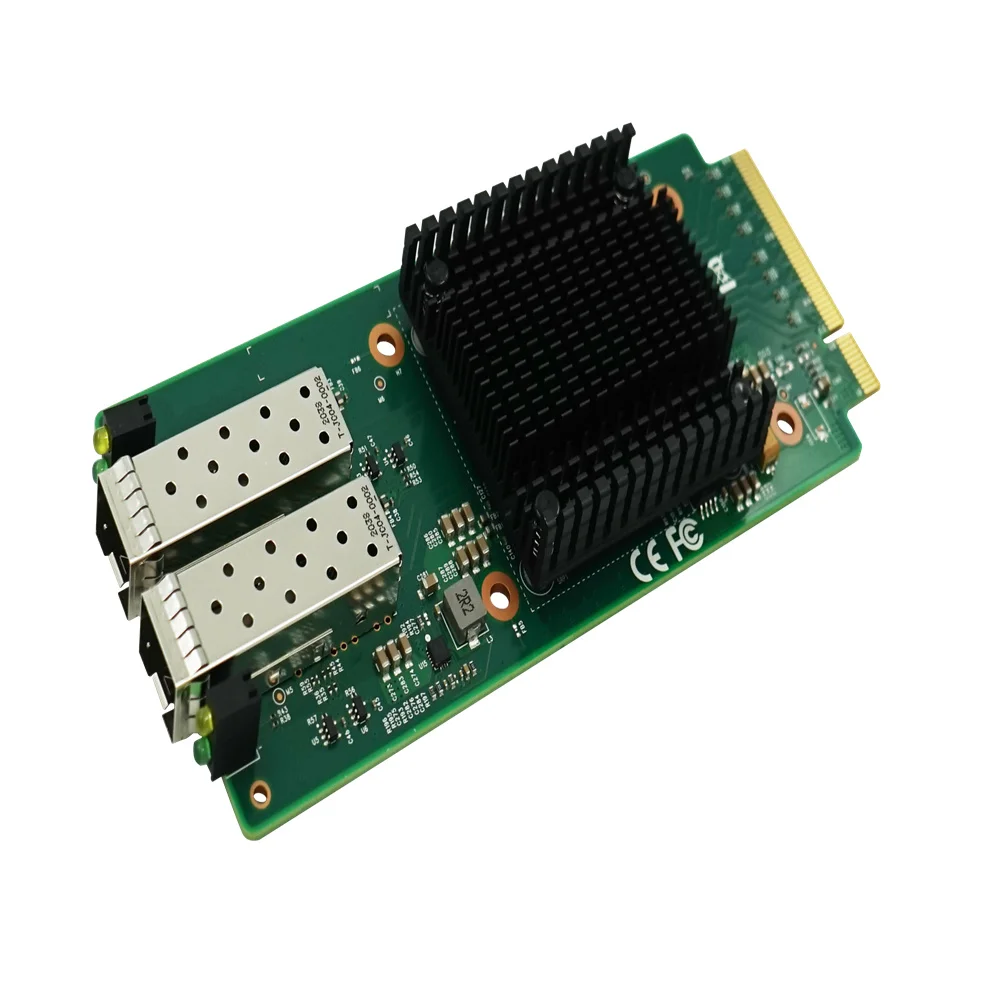 LR-LINK PCle x8 двухпортовый 10G SFP + мезонинный сетевой модуль Ethernet LREM5991PF-2SFP на базе микросхемы Intel 82599