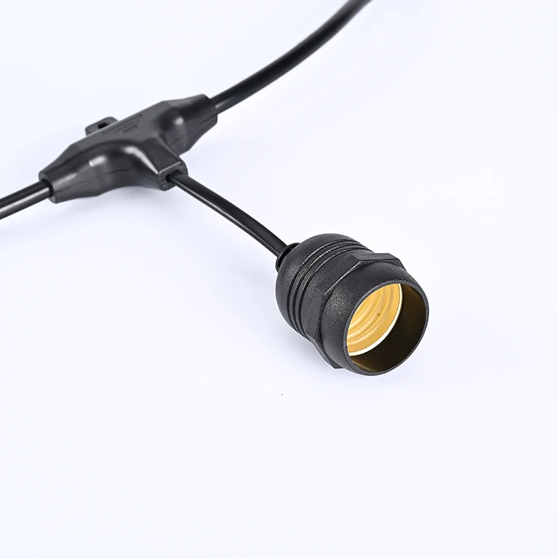 Led String Lights Outdoor IP65 E26 E27 Decorative String Light Colorful Bulb String Light Christmas Tree Decoration Patio