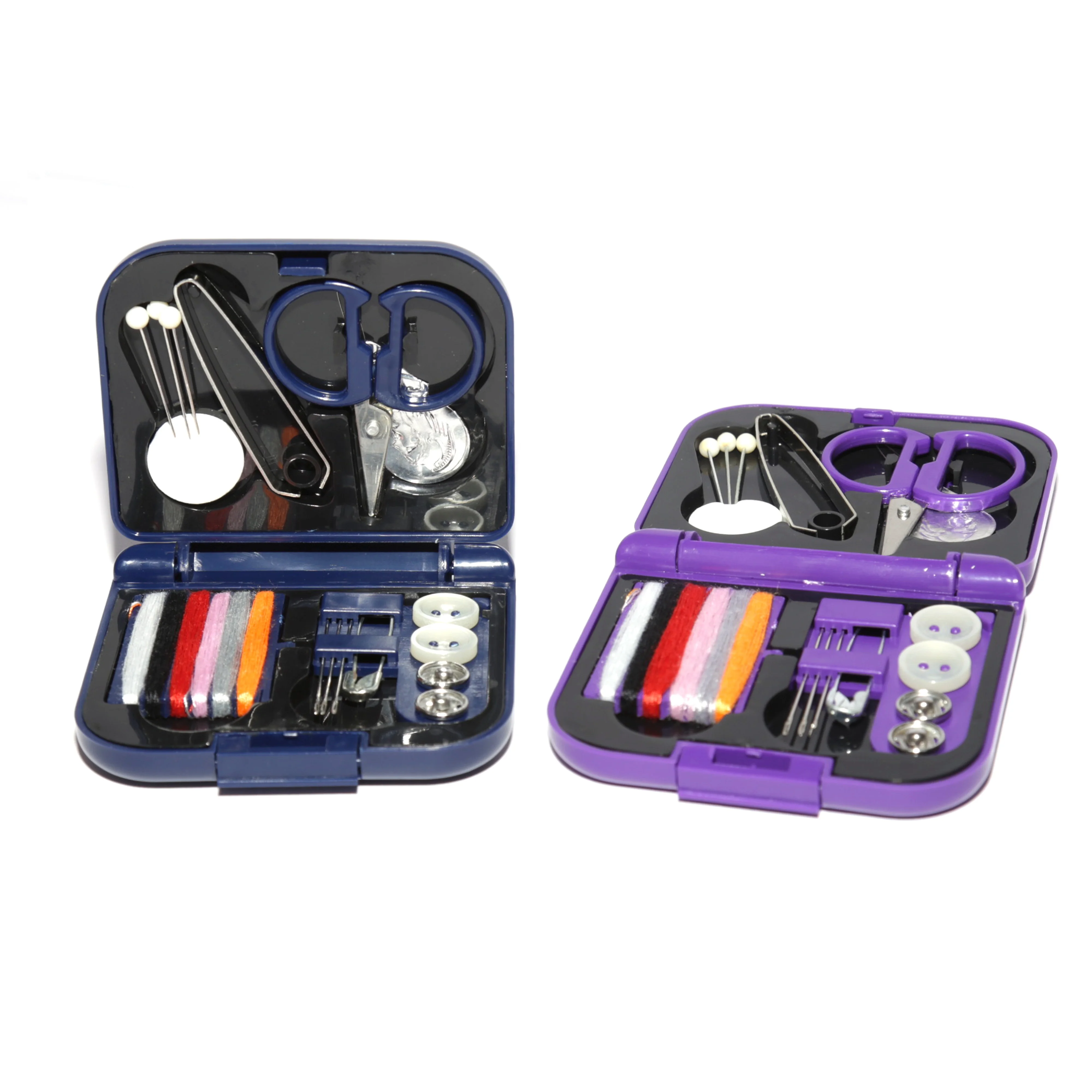Mini Folding Sewing Box for travel, Pocket Needlework Tools Set, Portable DIY Sewing Accessories